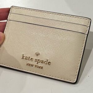 Kate Spade Ivory Card Holder